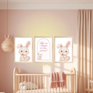 Adesivo de parede Coelhinha