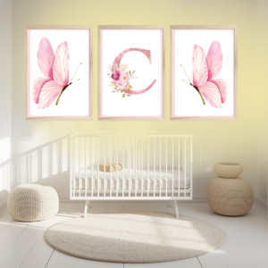 Papel adesivo inicial do nome letra C