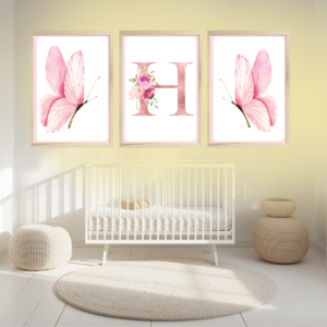 Papel adesivo inicial do nome letra H