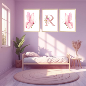 Papel adesivo inicial do nome letra R