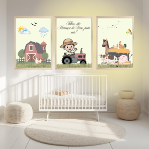 Adesivo de parede Fazendinha