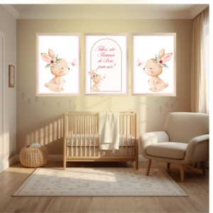 Adesivo de parede Coelhinha